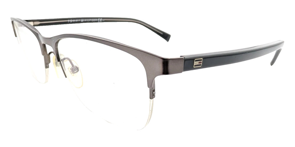 TOMMY HILFIGER TH1453 B3Y GUNMETAL GREY EYEGLASSES FRAMES 53-17-145 AUTHENTIC